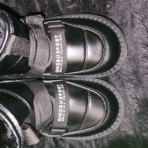 Black Kids Snow Boots